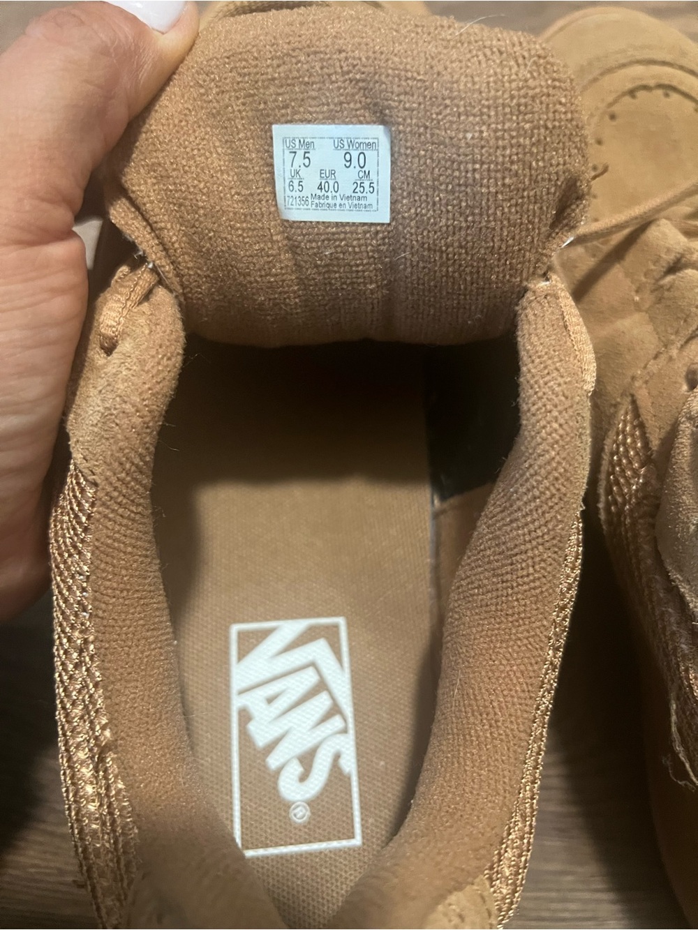 Vans Chipmunk Men’s Suede Low-Top Sneakers in Tan Brown - Picture 7 of 7